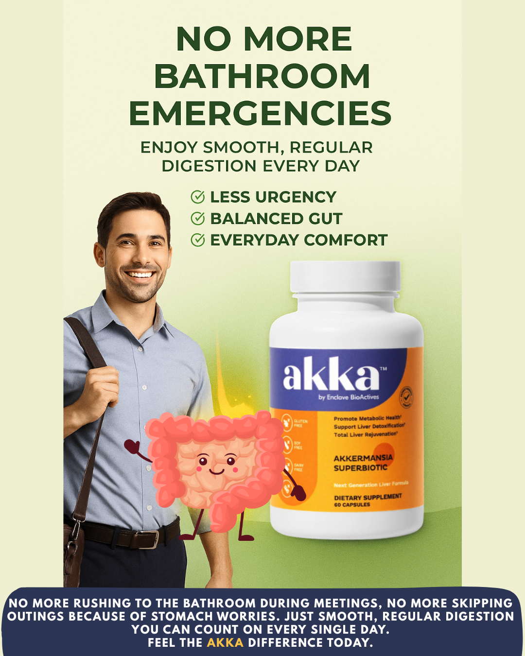 No More Rushing to the Bathroom - Enjoy Smooth, Regular Digestion Every Day