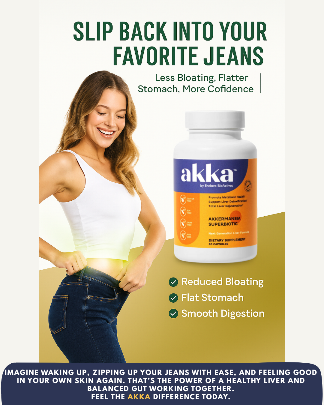 Slip Back Into Your Favorite Jeans With Less Bloating and a Flatter Stomach