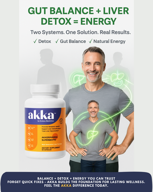 Gut Balance + Liver Detox = Natural Energy: Discover the AKKA Formula